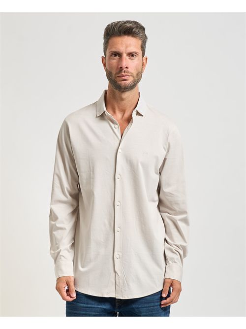 Men's Armani Exchange cotton shirt with logo ARMANI EXCHANGE | XM001370-AF10364U1013